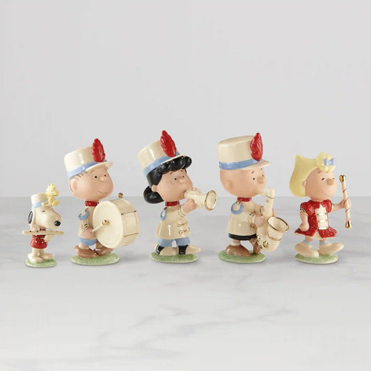 Peanuts 5-Piece Marching Band Figurine Set
