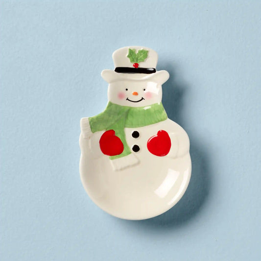 Holiday Snowman Spoon Rest