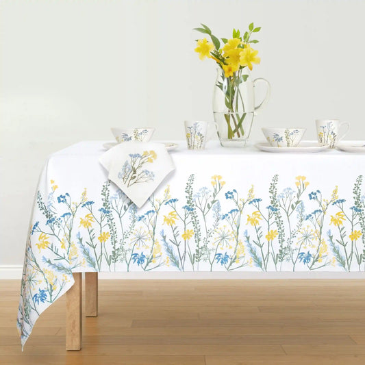 Wildflowers Border 60x120 Tablecloth
