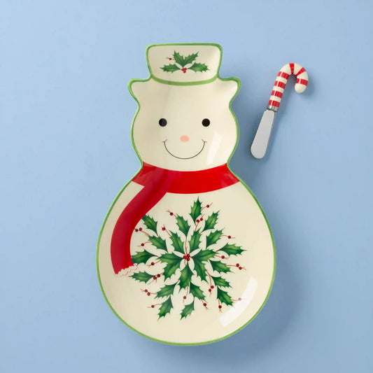 Holiday Tray with Spreader