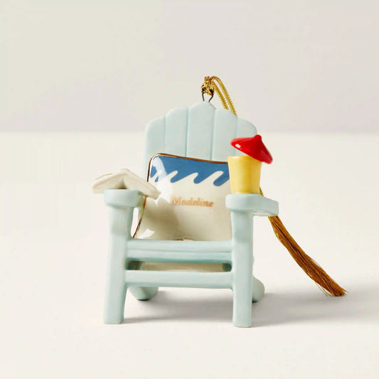 Personalized Beach Chair Ornament