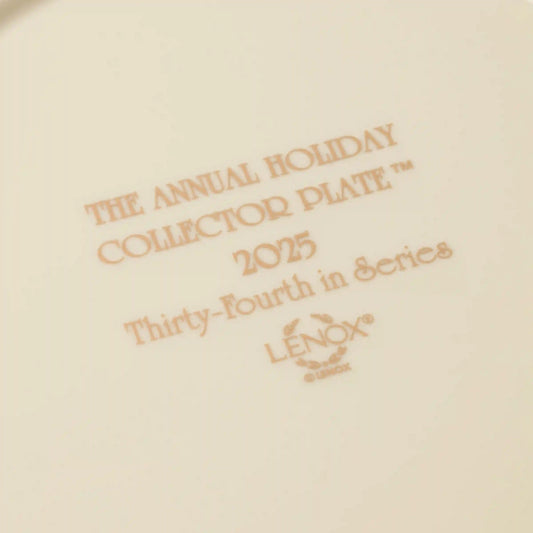 2025 Annual Holiday Plate Night Snow