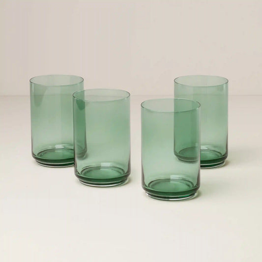 Tuscany Stackable Classics Green Coolers, Set of 4