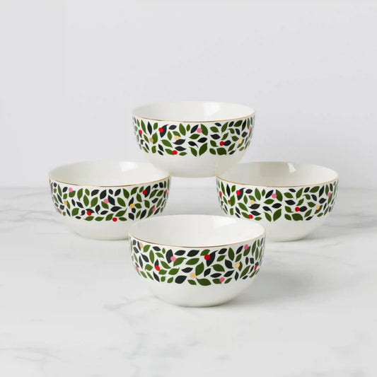 Evergreen Cereal Bowls, Set of 4