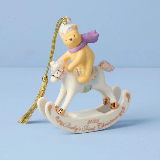 2025 Winnie The Pooh Baby's 1st Christmas Ornament