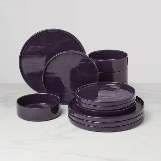 Modulus Nightshade 12-Piece Dinnerware Set