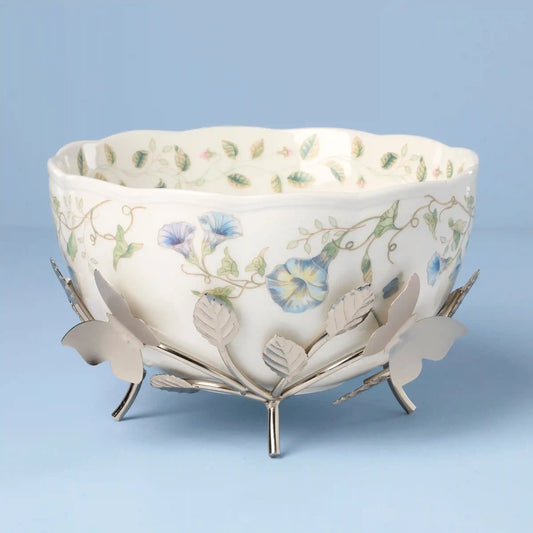 Butterfly Meadow 25th Anniversary Bowl with Stand