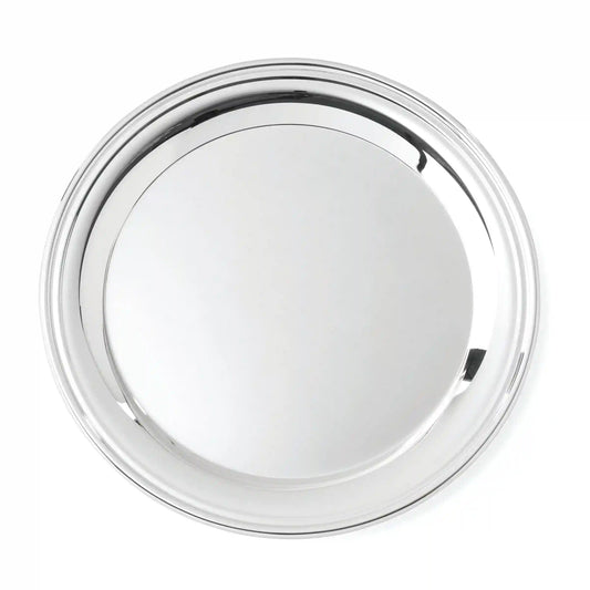 Derby Silverplate Round Tray