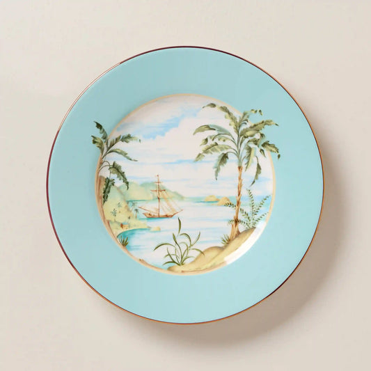 British Colonial Tradewind Accent Plate