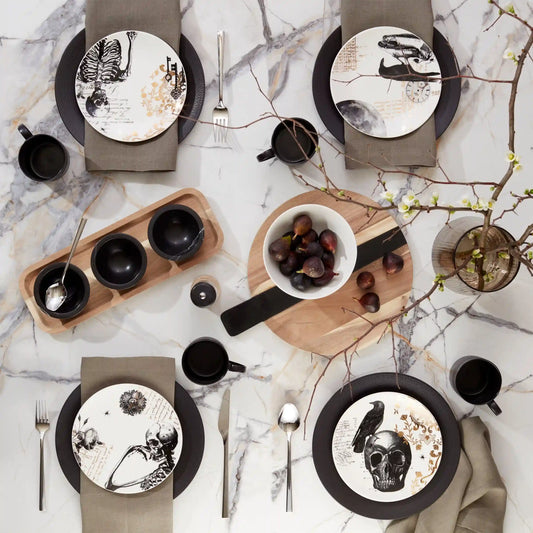 LX Collective Tray with 3 Dip Bowls