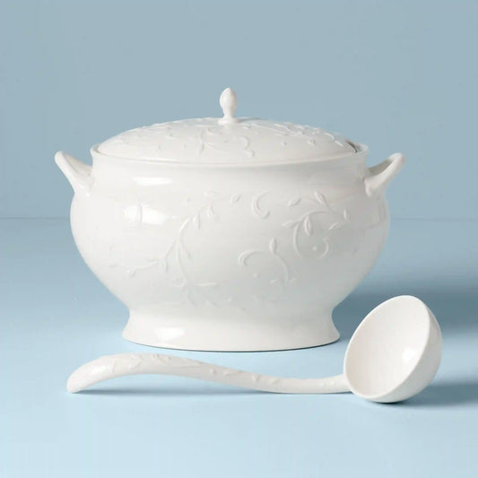 Opal Innocence Carved Soup Tureen Set