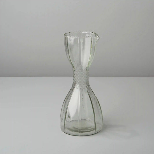 Ruffle Bell Glass Carafe