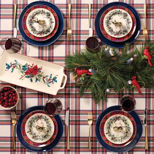 Winter Greetings 12-Piece Dinnerware Set