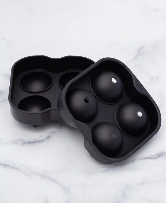 Black Round Silicone XL Ice Mold