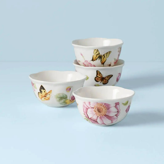 Butterfly Meadow Bloom 4-Piece Bowl Set