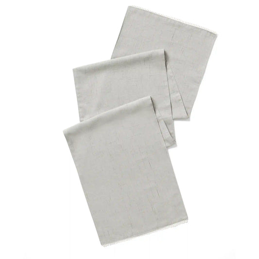 French Perle Dove Grey 70x14 Table Runner
