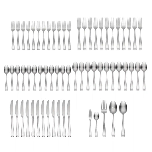 Moda Satin 65-Piece Flatware Set