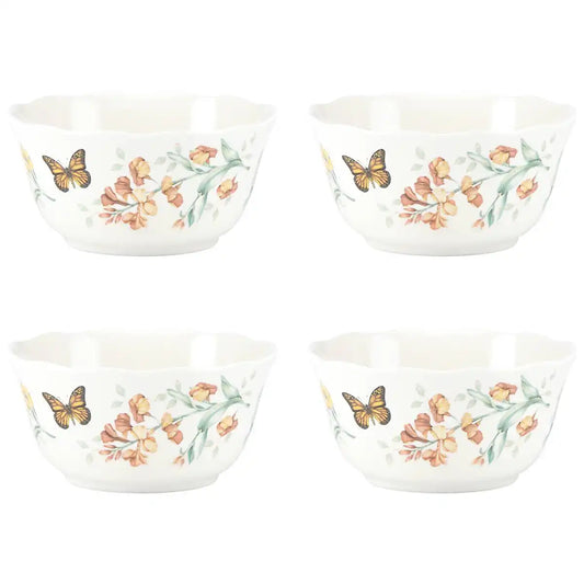 Butterfly Meadow Melamine All-Purpose Bowls, Set of 4