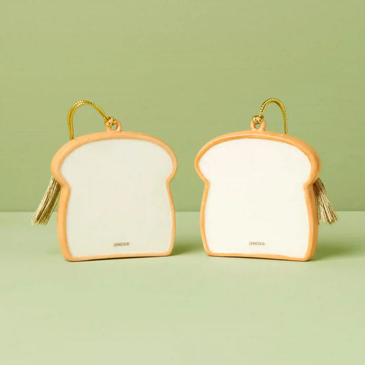 Personalized  2-Piece Peanut Butter & Jam Ornament Set