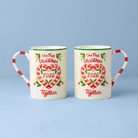 Holiday Our First Christmas Together 2-Piece Mug Set