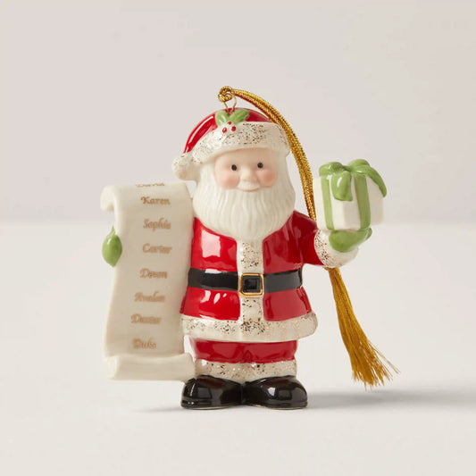 Personalized Naughty & Nice Ornament