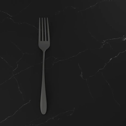 Poet Black Satin 20-Piece Flatware Set