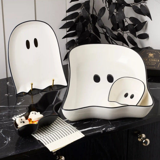 Ghost Accent Plates, Set of 4