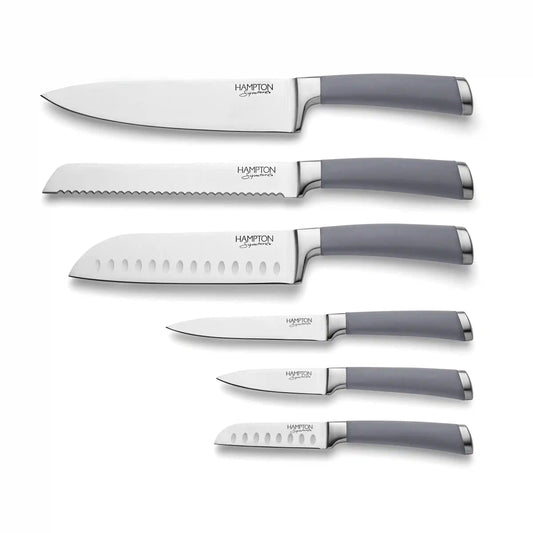 Beton 7-Piece Cutlery Block Set
