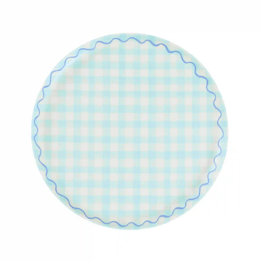 Gingham Reusable Small Plates