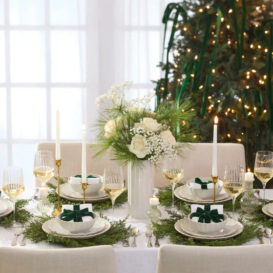 French Perle Scallop White Dinner Plates, Set of 4