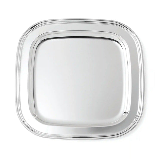 Derby Silverplate Square Tray