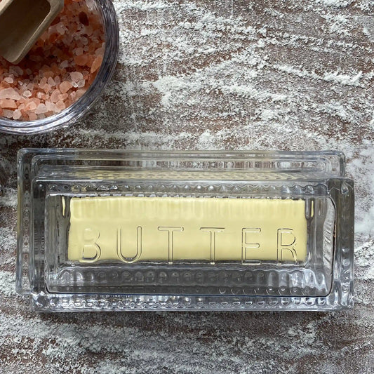Glass Butter Dish